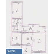 Симферополь, 3-к квартира 94 кв.м 5/9 эт.