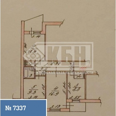 3-к квартира 65 кв.м 2/10 эт.