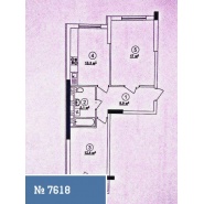 Симферополь, 2-к квартира 60 кв.м 4/9 эт.