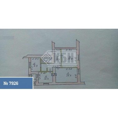 3-к квартира 80 кв.м 1/2 эт.