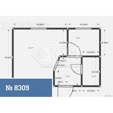 1-к квартира 22 кв.м 1/5 эт.