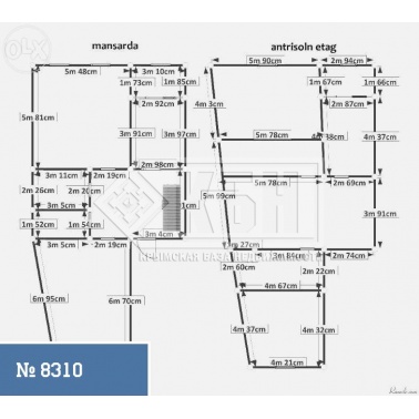 3-к квартира 130 кв.м 8/8 эт.