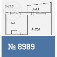 1-к квартира 35 кв.м 2/9 эт.