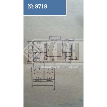 4-к квартира 86 кв.м 8/9 эт.