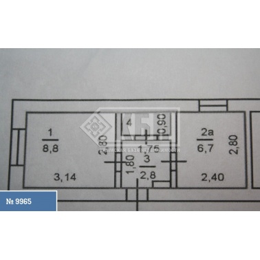 2-к квартира 20 кв.м 2/3 эт.